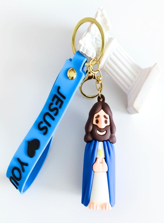 TLOEP Jesus Keychain, Jesus Loves You Strap, Christian Church Supplies for Youth Groups & VBS, Sunday School Gifts, Rewards & Giveaways - Image 1